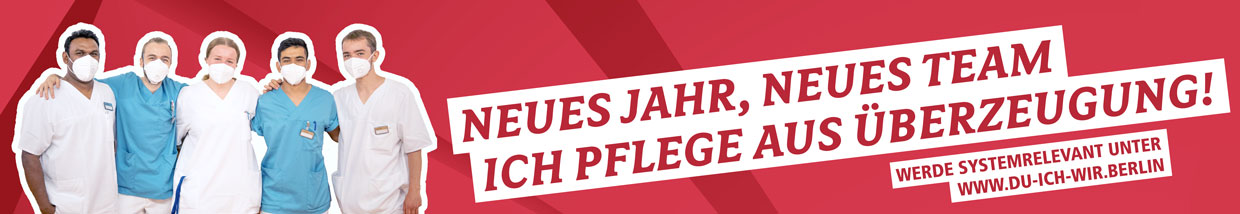 Werde systemrelevant in der Pflege